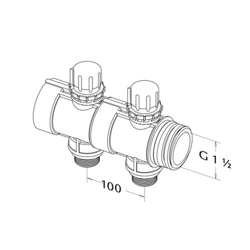 Roth-Industrieverteiler-ohne-DFA-HK-2-1-1-2x100-1135010555 gallery number 3